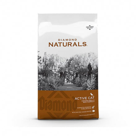 DIAMOND NATURALS - Gato activo (Pollo y arroz)