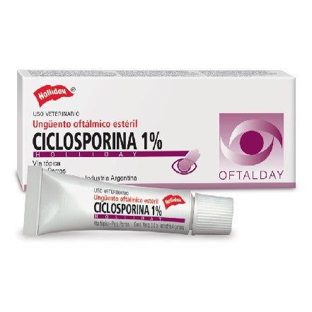 HOLLIDAY - Ciclosporina 1% oftalday unguento