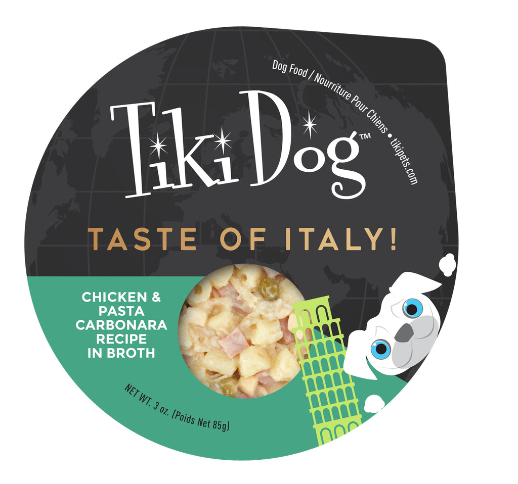 TIKI DOG - Bandeja petites (Pollo y pasta carbonara)