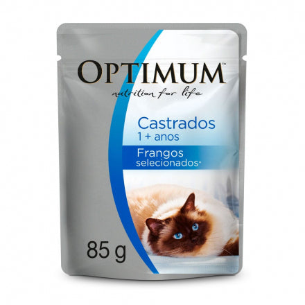 OPTIMUM - Alimento húmedo gato castrado (Pollo)