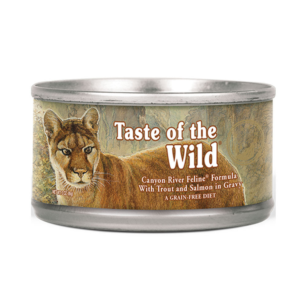 TASTE OF THE WILD - Lata Canyon river (Trucha y salmón en salsa)