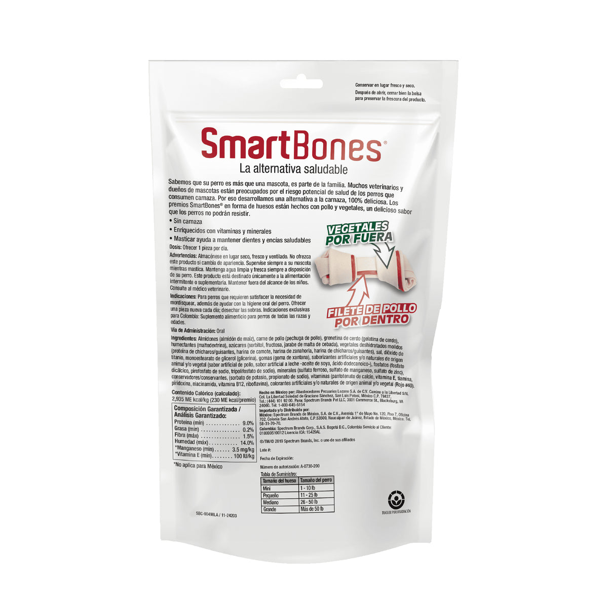 SMARTBONES - Hueso mediano (Pollo) 2 Und