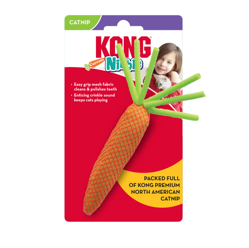 KONG - Juguete para gato nibble zanahoria