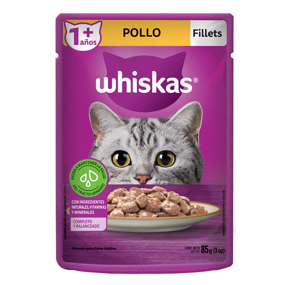 WHISKAS - Pouch adulto (Pollo)