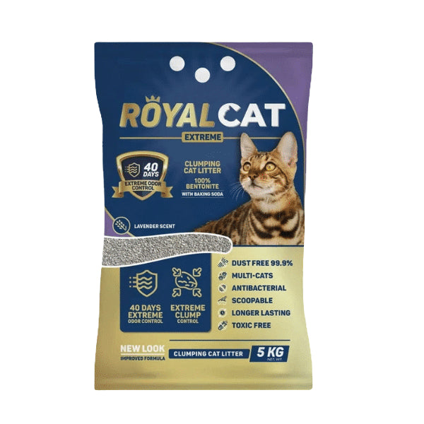 ROYAL CAT - Arena para gato aroma lavanda