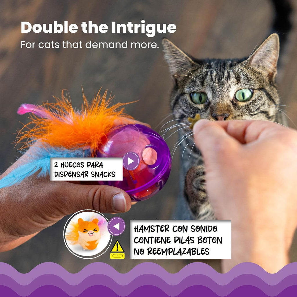 CATSTAGES -  Mindgames feather treat stuffer