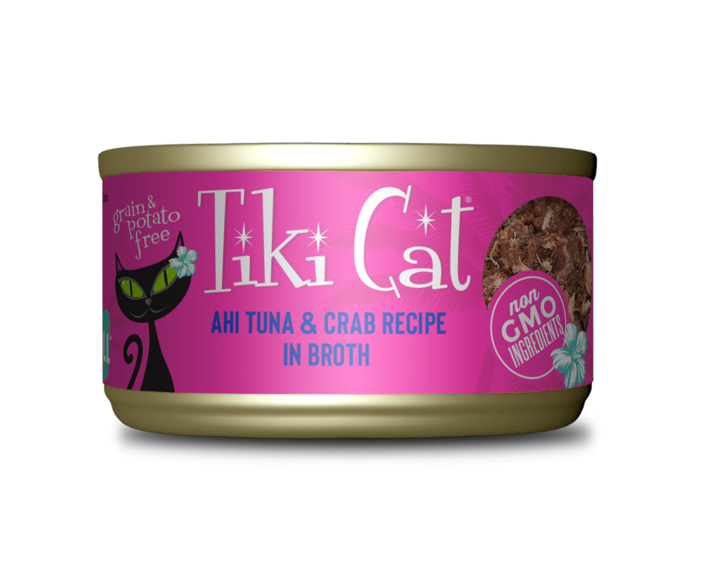 TIKI CAT - Grill lata de atún y cangrejo en caldo