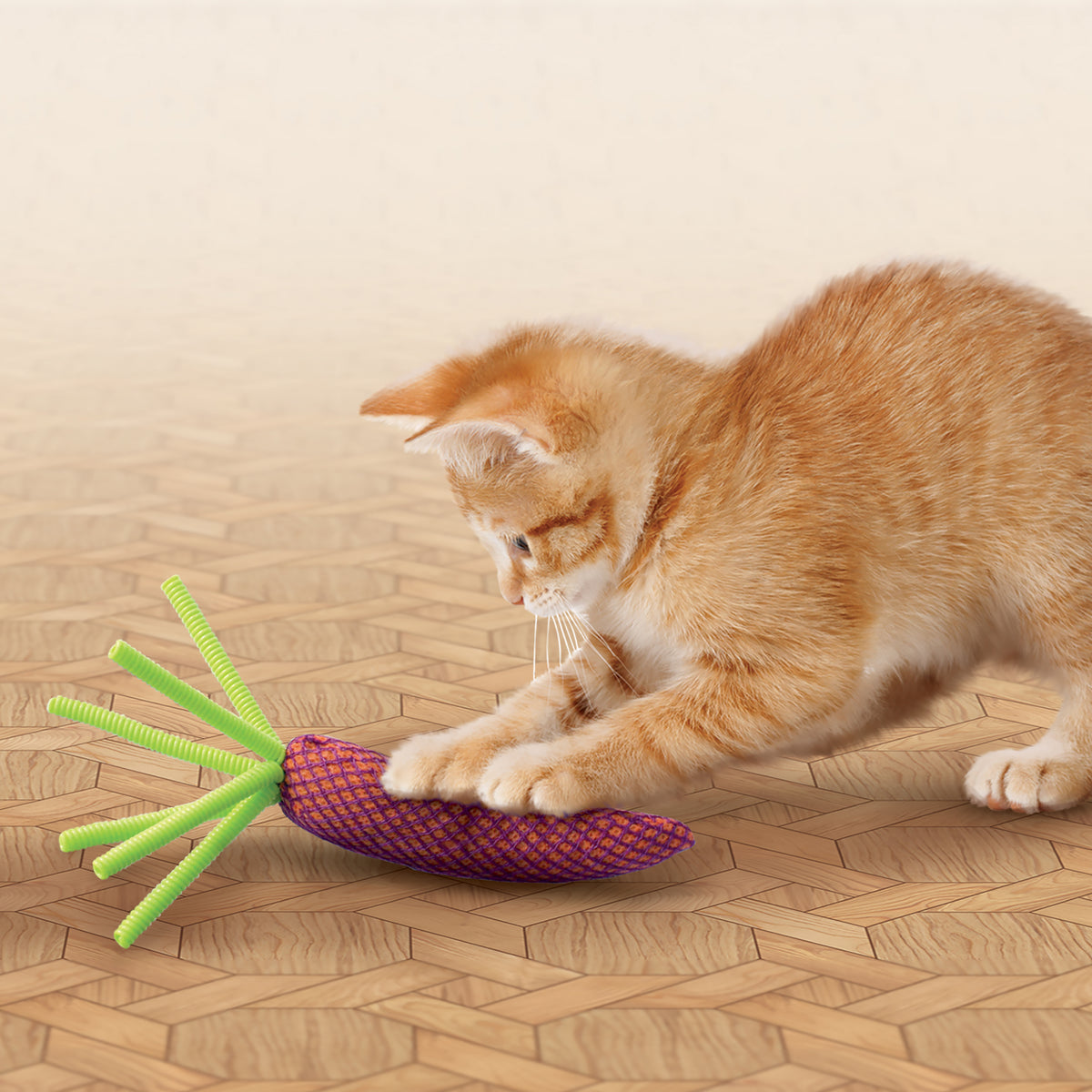 KONG - Juguete para gato nibble zanahoria