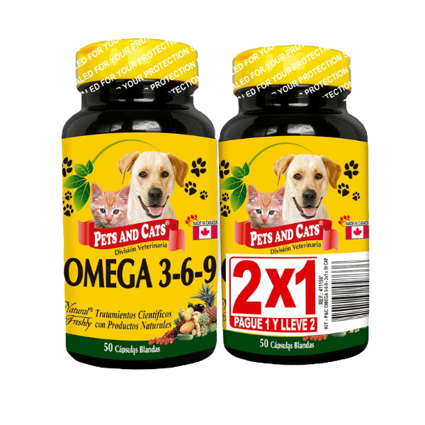 PETS AND CATS - Omega 3-6-9 (Oferta 2x1)