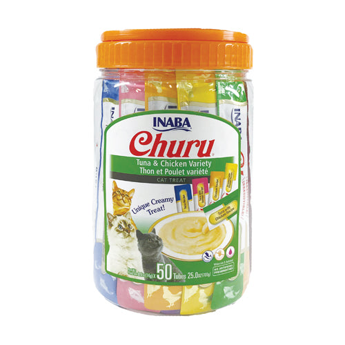 INABA - Churu surtid (Atún y pollo) 50 und