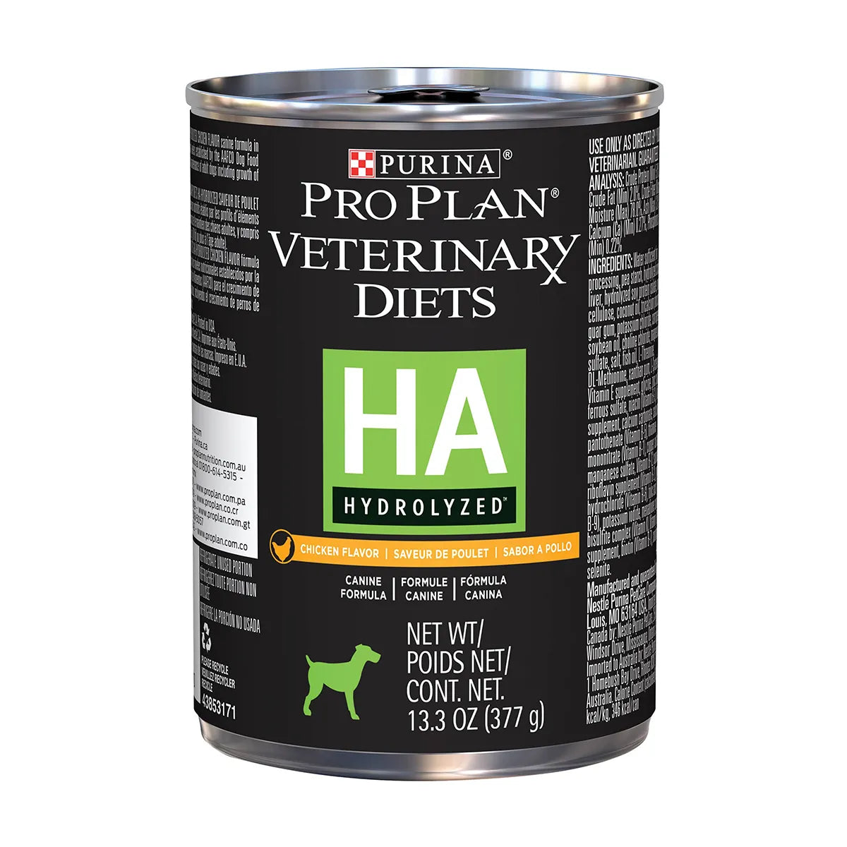 PRO PLAN - Veterinary diets lata HA (Hydrolized)