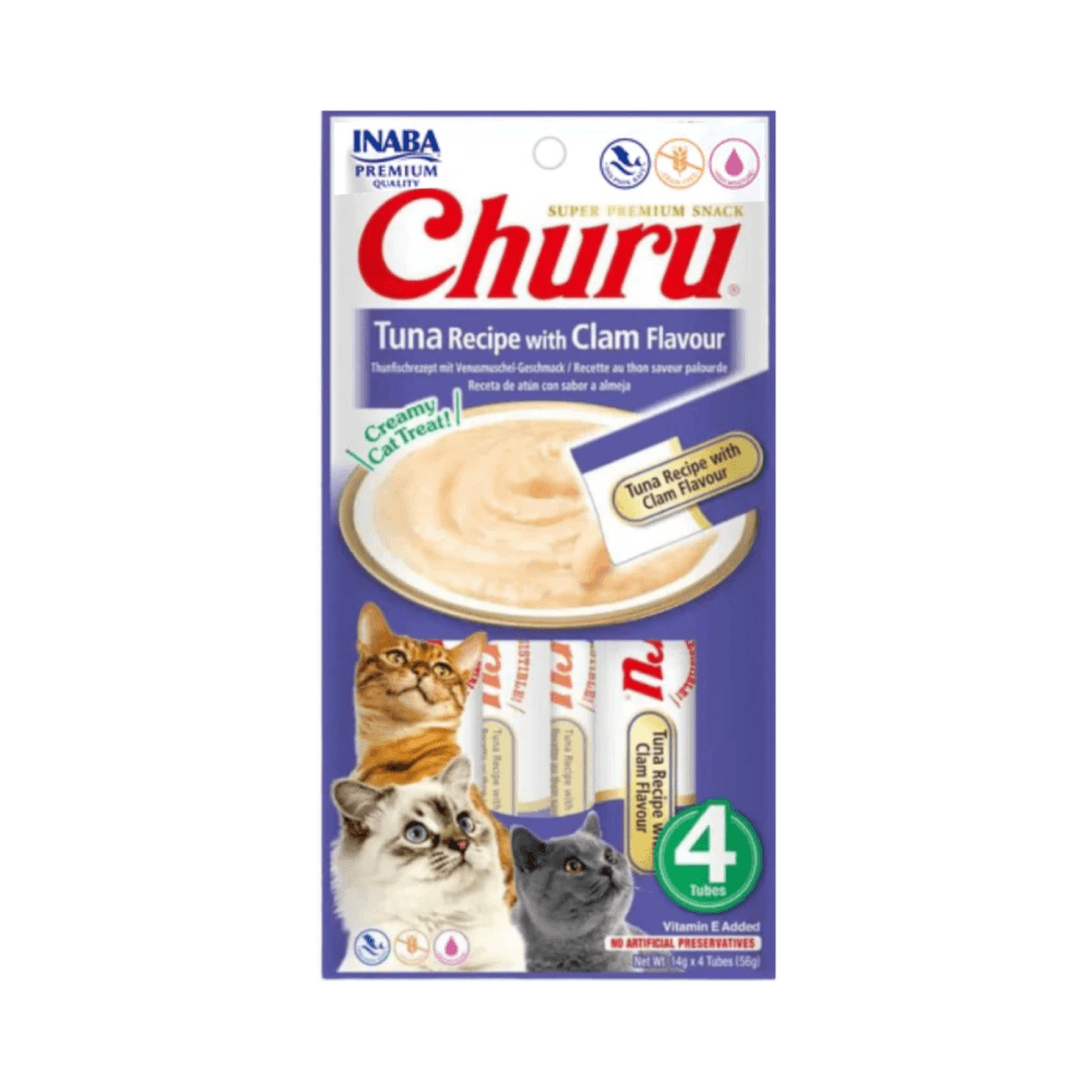 INABA - Churu (Atún y almeja) 4 und