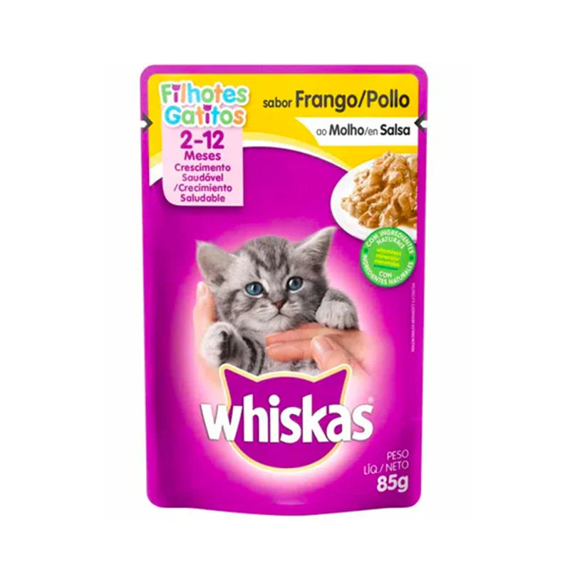 WHISKAS - Pouch gatito (Pollo)