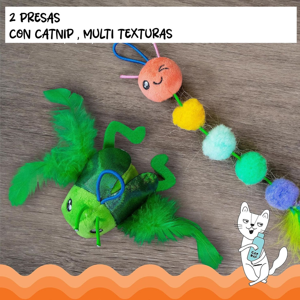 CATSTAGES - Frisky tail teaser ground prey