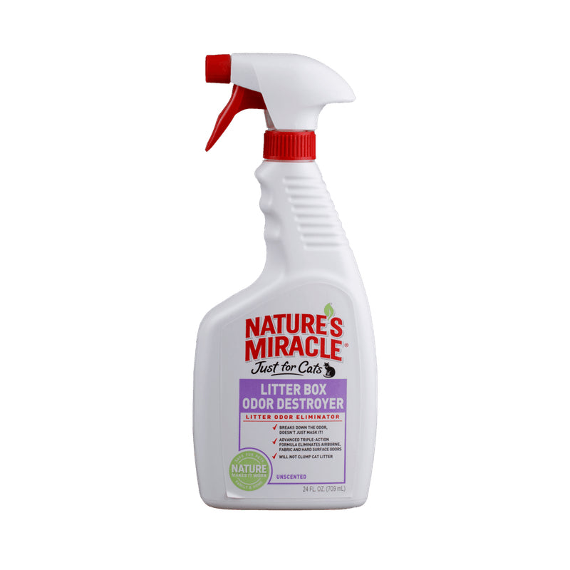 NATURE'S MIRACLE - Destructor de orina caja de arena (Spray)
