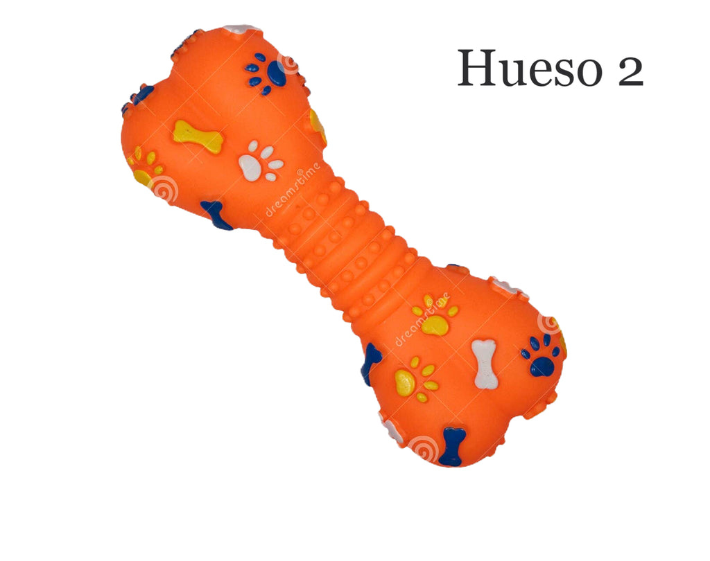 Juguete hueso en vinilo y látex