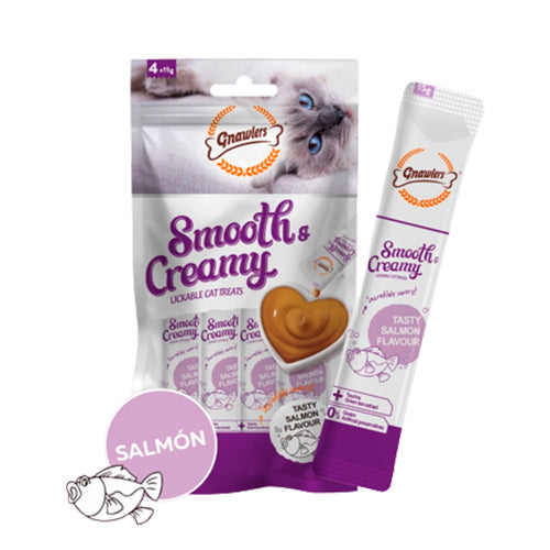 GNAWLERS - Smooth & creamy salmón gato