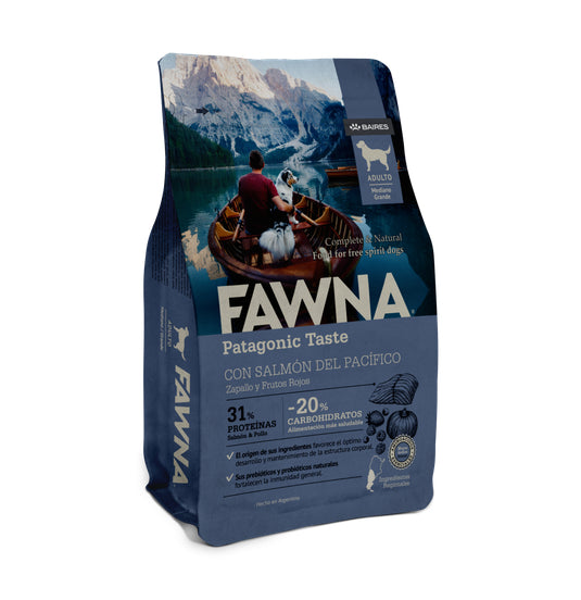 FAWNA - Perro adulto raza mediana y grande (Salmón)