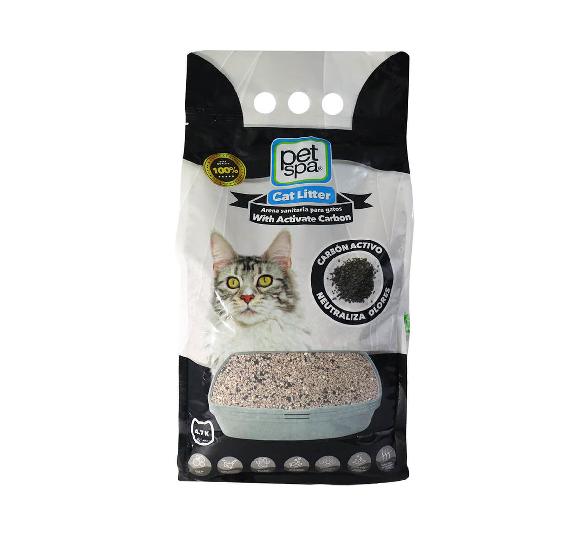 PET SPA - Arena (Carbón activo)