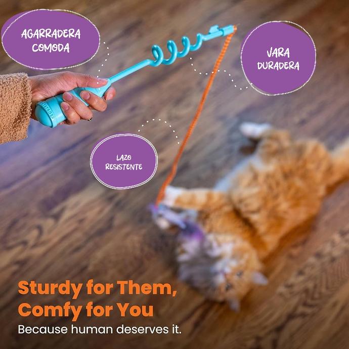 CATSTAGES - Frisky cat apult spring wand