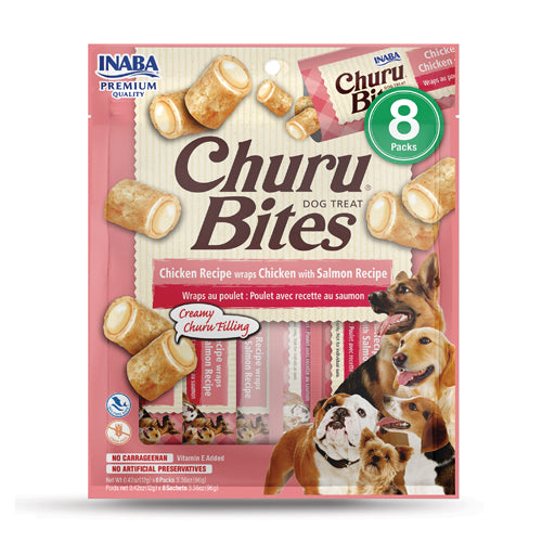 INABA - Churu bites (Pollo y salmón) 8 und