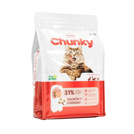 CHUNKY - Gato adulto (Salmón y cordero)